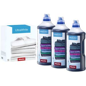 Pachet detergent rufe MIELE 11518160 UltraColor + UltraWhite, 150 spalari