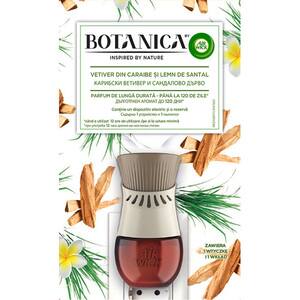 Odorizant de camera AIR WICK Botanica Vetiver din Caraibe si Lemn de Santal, 19 ml
