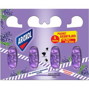 Tablete gel anti-molii si acarieni AROXOL Lavanda, 4 buc