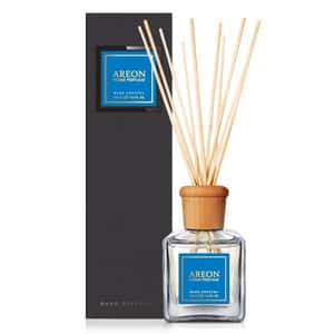 Odorizant cu betisoare AREON Home Perfume Blue Crystal Black Line, 150ml