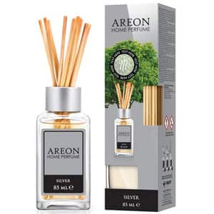 Odorizant cu betisoare AREON Home Perfume Silver, 85ml