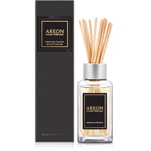 Odorizant cu betisoare AREON Home Perfume Vanilla Black Black Line, 85ml  