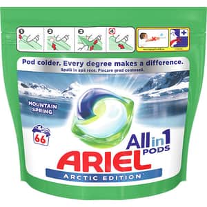 Detergent capsule ARIEL All in One PODS Arctic Edition, 66 capsule