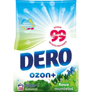 Detergent automat DERO Ozon Roua Muntelui, 20kg, 200 spalari