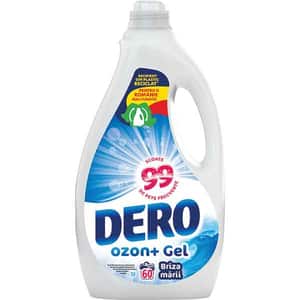 Detergent lichid DERO Ozon+ Briza marii, 3 l, 60 spalari