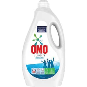 Detergent lichid OMO Ultimate Active Clean, 3l, 60 spalari