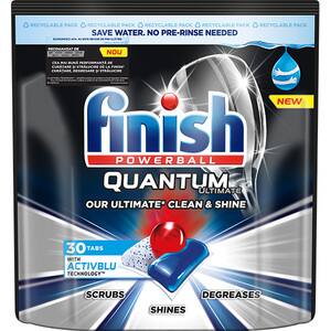 Detergent pentru masina de spalat vase FINISH Quantum Ultimate Activblu, 30 tablete