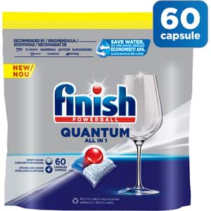 Detergent pentru masina de spalat vase FINISH Quantum, 60 tablete