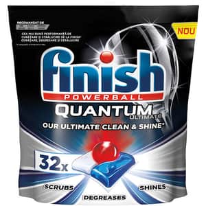 Detergent pentru masina de spalat vase FINISH Quantum Ultimate, 32 tablete