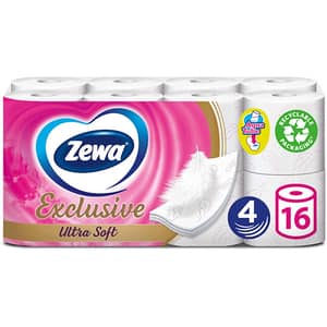 Hartie igienica ZEWA Exclusive Ultra Soft, 4 straturi, 16 role