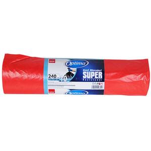 Saci menajeri SANO Optima, 10 bucati, 240 l, rosu