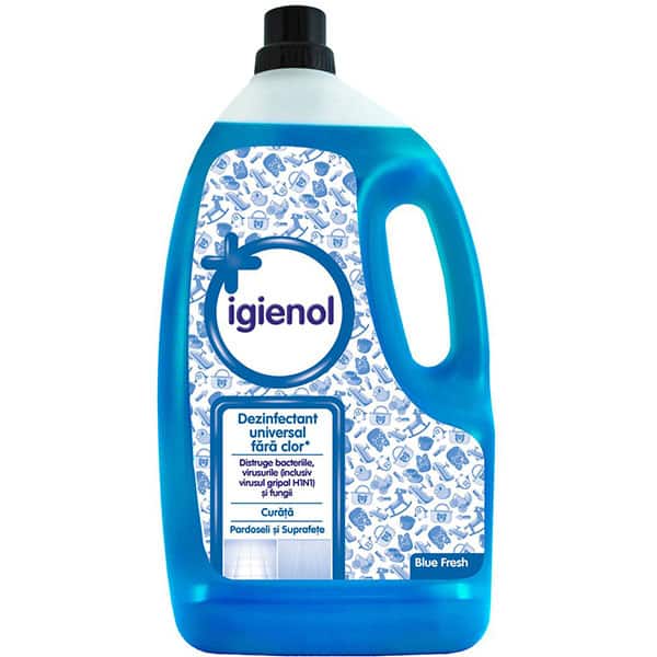Solutie dezinfectanta IGIENOL Blue Fresh, 4l