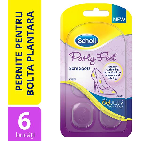 Branturi Scholl Gel Activ Party Feet 6 Bucati