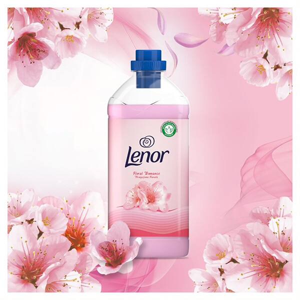 Balsam de rufe LENOR Floral Romance, 1.7l, 57 spalari