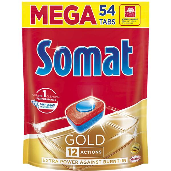 Detergent Pentru Masina De Spalat Vase Somat Gold 54 Tablete