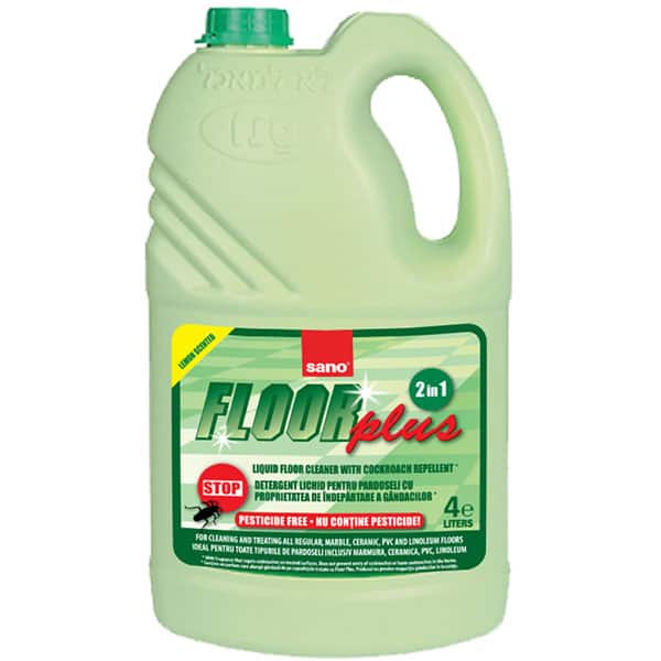 Detergent insecticid pentru pardoseli SANO Floor Plus, 4 l