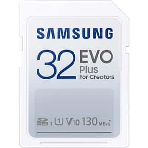 Card de memorie SAMSUNG EVO Plus, SDHC, 32GB, 130MB/s, clasa10/U1/V10, UHS-I