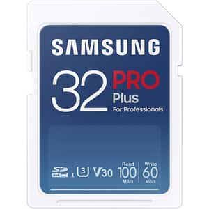 Card de memorie SAMSUNG PRO Plus, SDHC, 32GB, 100MB/s, clasa 10/U3/V30, UHS-I