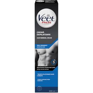 Crema depilatoare VEET Men Sensitive Skin, 200ml