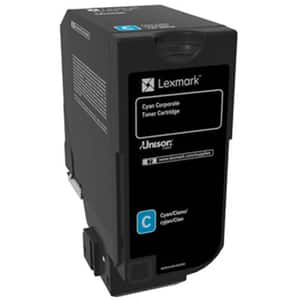 Toner original LEXMARK 74C20CE Corporate, cyan