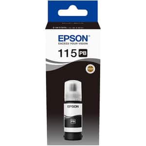 Cerneala originala EPSON 115 EcoTank Photo C13T07D14A, negru