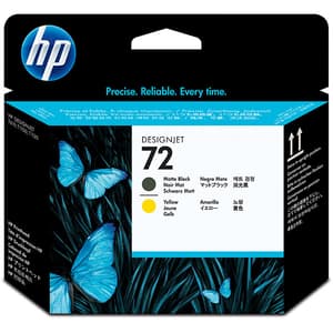 Cap imprimare original HP 72 (C9384A), negru mat, galben