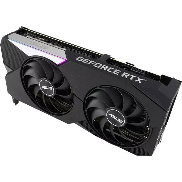 Placa video ASUS Dual GeForce RTX 3060 Ti V2, 8GB GDDR6, 256bit, DUAL-RTX3060TI-8G-V2