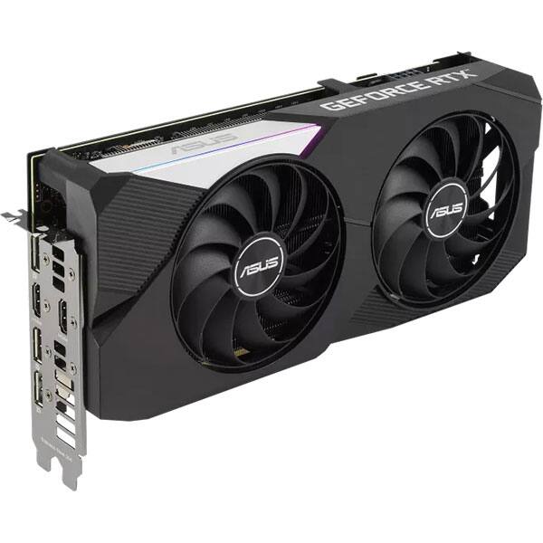 Placa video ASUS Dual GeForce RTX 3060 Ti V2, 8GB GDDR6, 256bit, DUAL-RTX3060TI-8G-V2