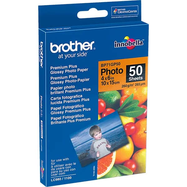 Pachet hartie foto originala BROTHER BP71GP50, 50 coli