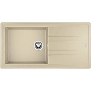 Chiuveta bucatarie TEKA Stone 60 L-TG, 1 cuva, picurator reversibil, compozit granit, bej