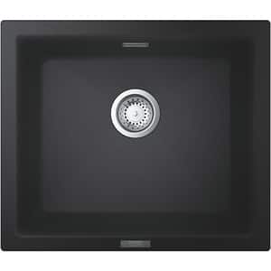 Chiuveta bucatarie GROHE K700U 31654AP0, 1 cuva, compozit quartz, negru