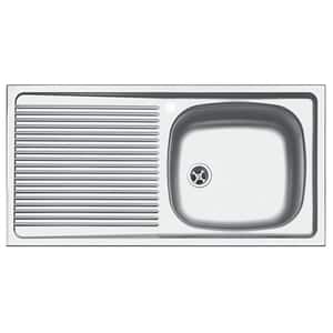 Chiuveta bucatarie FRANKE ESL 611 Dekor, 1 cuva, picurator stanga, inox