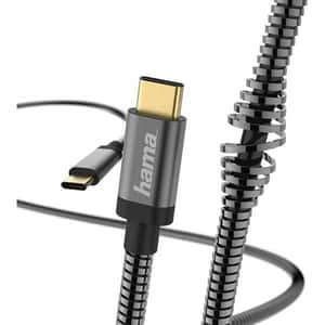 Cablu date HAMA 183287, USB-C - USB-C, 1.5m, gri antracit