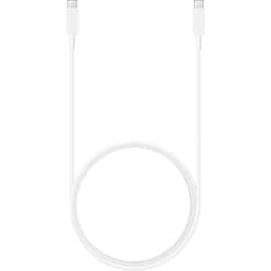 Cablu date SAMSUNG EP-DX310JWEGEU, USB-C - USB-C, 3A, 1.8m, alb