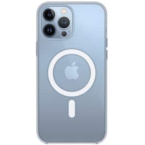 Husa telefon APPLE Clear Case cu MagSafe pentru iPhone 13 Pro Max, MM313ZM/A, transparent