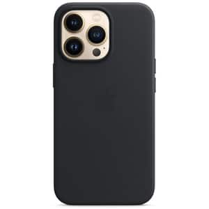 Carcasa Leather Case cu MagSafe pentru Apple iPhone 13 Pro, MM1H3ZM/A, Midnight