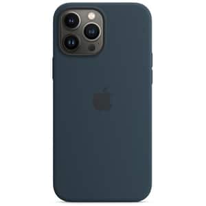 Husa telefon APPLE Silicone Case cu MagSafe pentru iPhone 13 Pro Max, MM2T3ZM/A, Abyss Blue