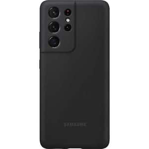 Carcasa pentru SAMSUNG Galaxy S21 Ultra, EF-PG998TBEGWW, silicon, negru
