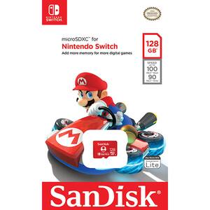 Card de memorie SANDISK microSDXC pentru Nintendo Switch, 128GB, U3, 100MBs