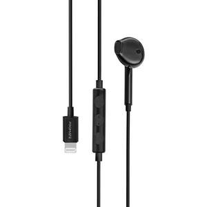 Casca PROMATE GearPod-LT, Cu Fir, In-Ear, Microfon, Conector Lightning, negru