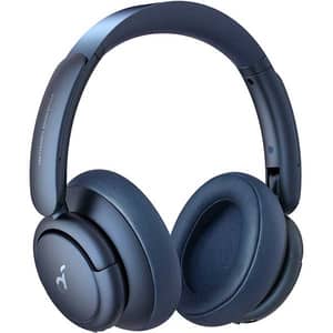 Casti ANKER Soundcore Life Q35 A3027G31, Bluetooth, Over-ear, Microfon, Noise Cancelling, albastru