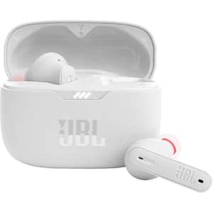 Casti JBL Tune 230NC, True wireless, Bluetooth, In-ear, Microfon, Noise cancelling, alb
