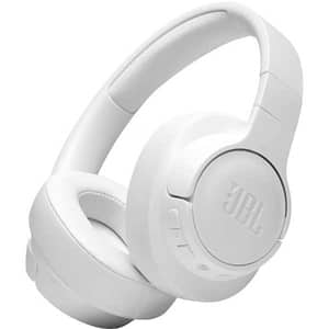 Casti JBL Tune 710BT, Bluetooth, Over-ear, Microfon, alb