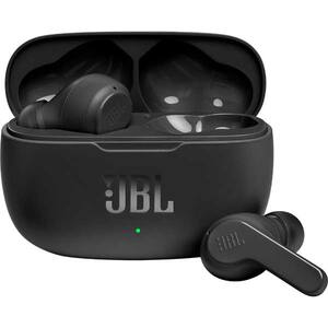 Casti JBL Wave 200TWS, True wireless, Bluetooth, In-ear, Microfon, negru