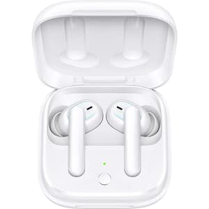 Casti OPPO Enco W51, True Wireless, Bluetooth, In-Ear, Microfon, Noise Cancelling, Carcasa incarcare wireless, alb
