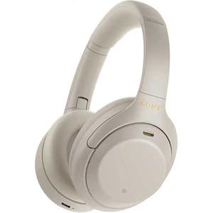 Casti SONY WH-1000XM4, Bluetooth, NFC, Over-Ear, Microfon, Noise Cancelling, argintiu