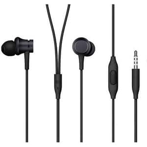 Casti XIAOMI Mi Headphones Basic, Cu Fir, In-Ear, Microfon, negru