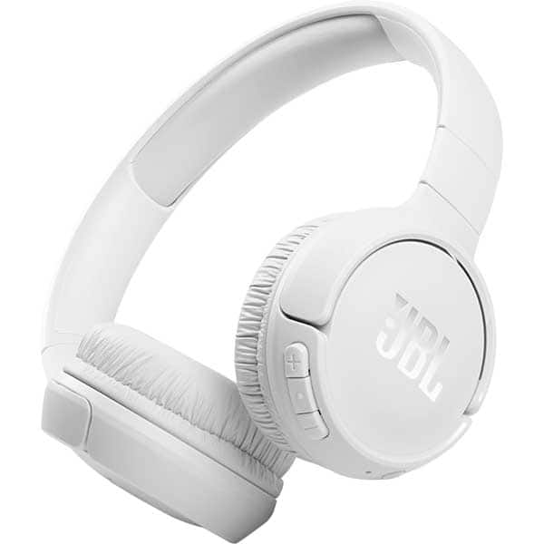 Casti JBL Tune 510BT, Bluetooth, On-ear, Microfon, alb