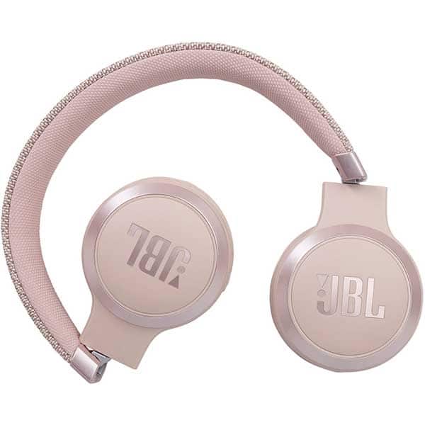 Casti JBL Live 460NC, Bluetooth, On-ear, Microfon, Noise Cancelling, roz