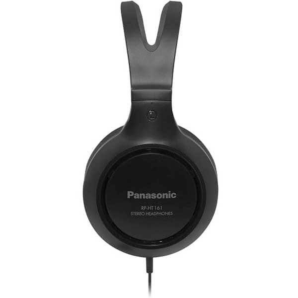 Casti PANASONIC RP-HT161E-K, Cu Fir, On-Ear, negru